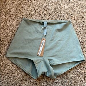 SKIMS High-Waisted Sage Shorts
